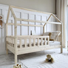 Lit cabane Blanco 160x80 Bois naturel (livraison rapide)