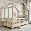 Lit Housebed Gabby 200x140 Bois naturel (livraison rapide)