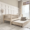 Lit Basic Alto Plus à barreaux 2/3 190x90 Bois naturel (livraison rapide)