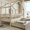 Lit Housebed Gabby Plus 200x90 Bois naturel (livraison rapide)