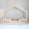 Lit HouseBed Duo avec Barrière Droite