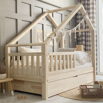 Lit Coco Plus avec Barrière Clôture (version avec tiroir)