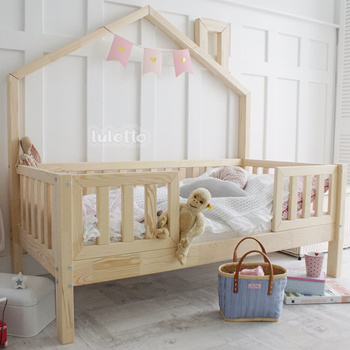 Lit Bali Duo avec Barrière Clôture