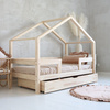 Lit HouseBed Duo Plus avec Barrière Droite (version avec tiroir)