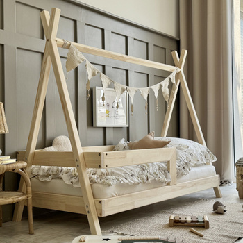 Lit Tipi avec Barrière Droite