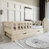 Lit Basic David Plus 200x140 Bois naturel (livraison rapide)