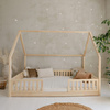 Lit Bianco Duo 200x140 Bois naturel (livraison rapide)