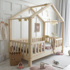 Lit HouseBed Duo avec Barrière Clôture