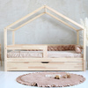 Lit HouseBed Plus avec Barrière Droite (version avec tiroir)