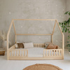 Lit Bianco Duo 200x140 Bois naturel (livraison rapide)