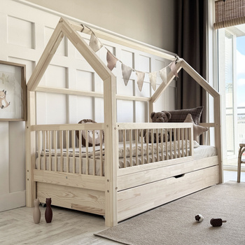 Lit Cabane Flori Plus (version avec tiroir)