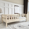 Lit Basic David 200x140 (19 cm) Bois naturel (livraison rapide)