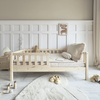 Lit Basic David 200x140 (19 cm) Bois naturel (livraison rapide)
