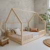Lit Bianco Duo 200x140 Bois naturel (livraison rapide)