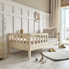 Lit Basic David 200x140 (19 cm) Bois naturel (livraison rapide)