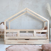 Lit HouseBed Duo Plus avec Barrière Droite (version avec tiroir)