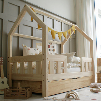 Lit Cabane Maxi Duo Plus (version avec tiroir)