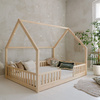 Lit Bianco Duo 200x140 Bois naturel (livraison rapide)