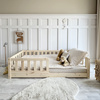 Lit Basic David 190x90 (1 cm) Bois naturel (livraison rapide)