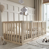 Lit Modulo Up 180x140 Bois naturel (livraison rapide)