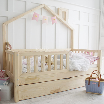 Lit Bali Plus avec Barrière Clôture (version avec tiroir)